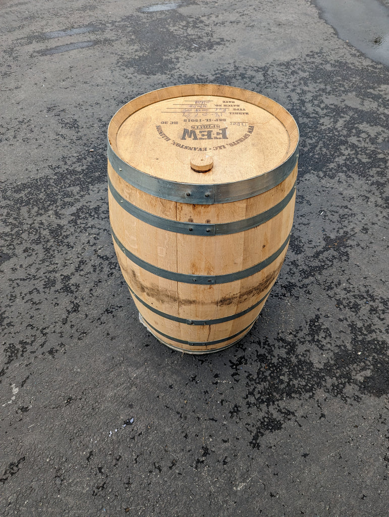 30 Gallon Used Rye Whiskey Barrel - Single Use