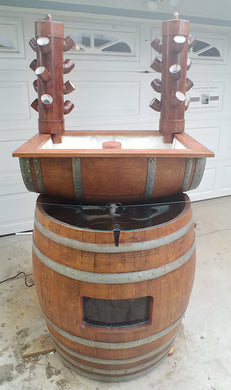 Vertical Wine Barrel Aquaponics System