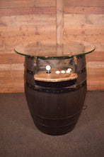 Ebony Arcade Wine Barrel side