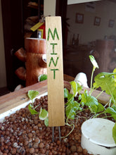 Wine Barrel Mint Plant Sign