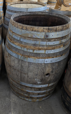 400L Puncheon Open Head Planter Barrel