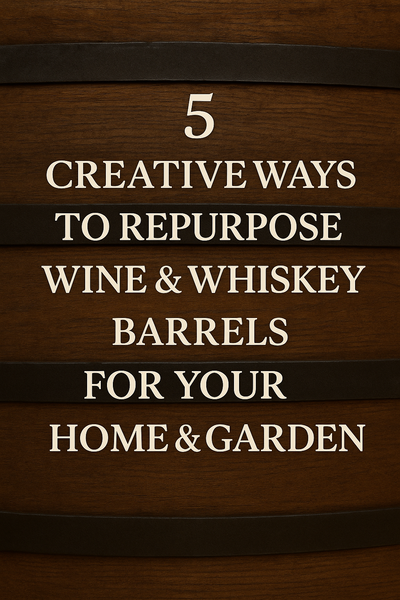 5 Creative Ways to Repurpose Wine and Whiskey Barrels