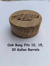 Oak Bung fits 10 - 30 Gallon Barrels