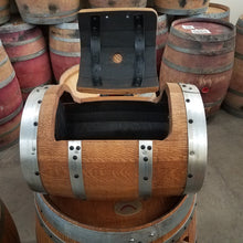 5 Gallon Whiskey Ice Barrel - open
