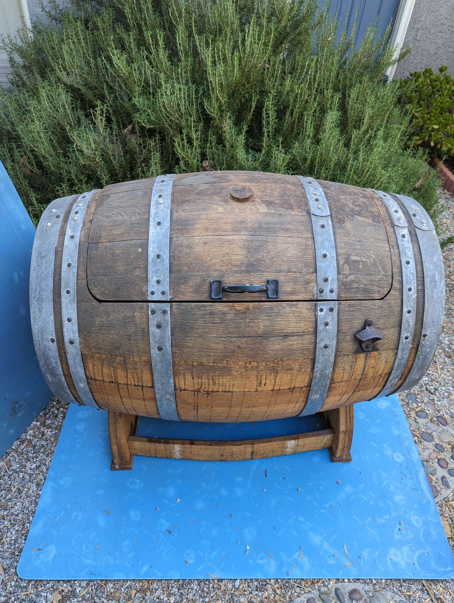 Ice Chest Display Rental Model Front