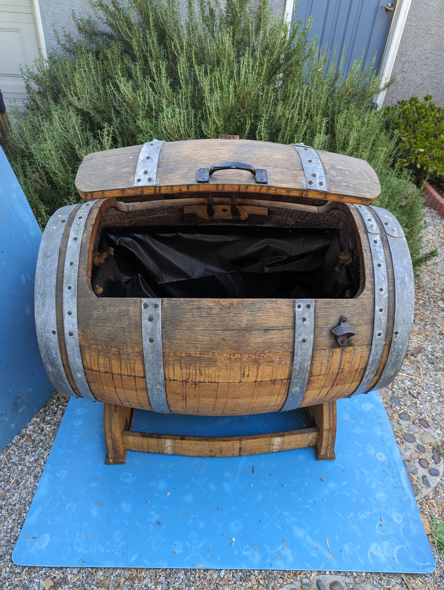 Ice Chest Display Rental Model Open Door