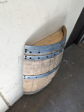 Wine Barrel Vertical Third Cut - Top View