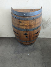Half Wine Barrel Double Door Cabinet with a Shelf