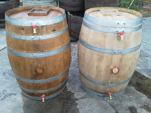 Wine Rain Barrels, Finished and Raw