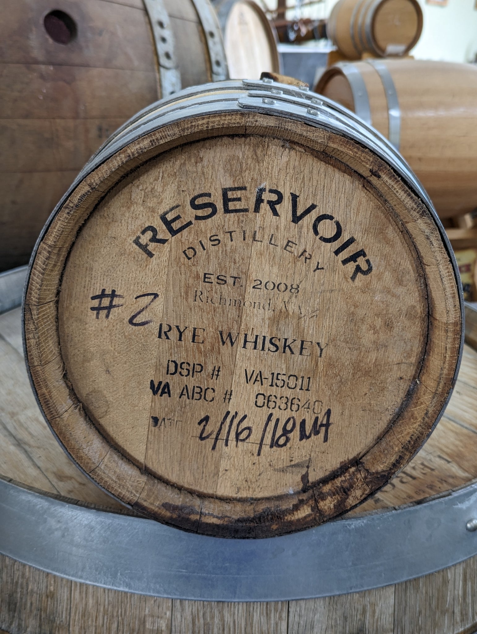 5 Gallon Whiskey Barrel Head Rye Whiskey