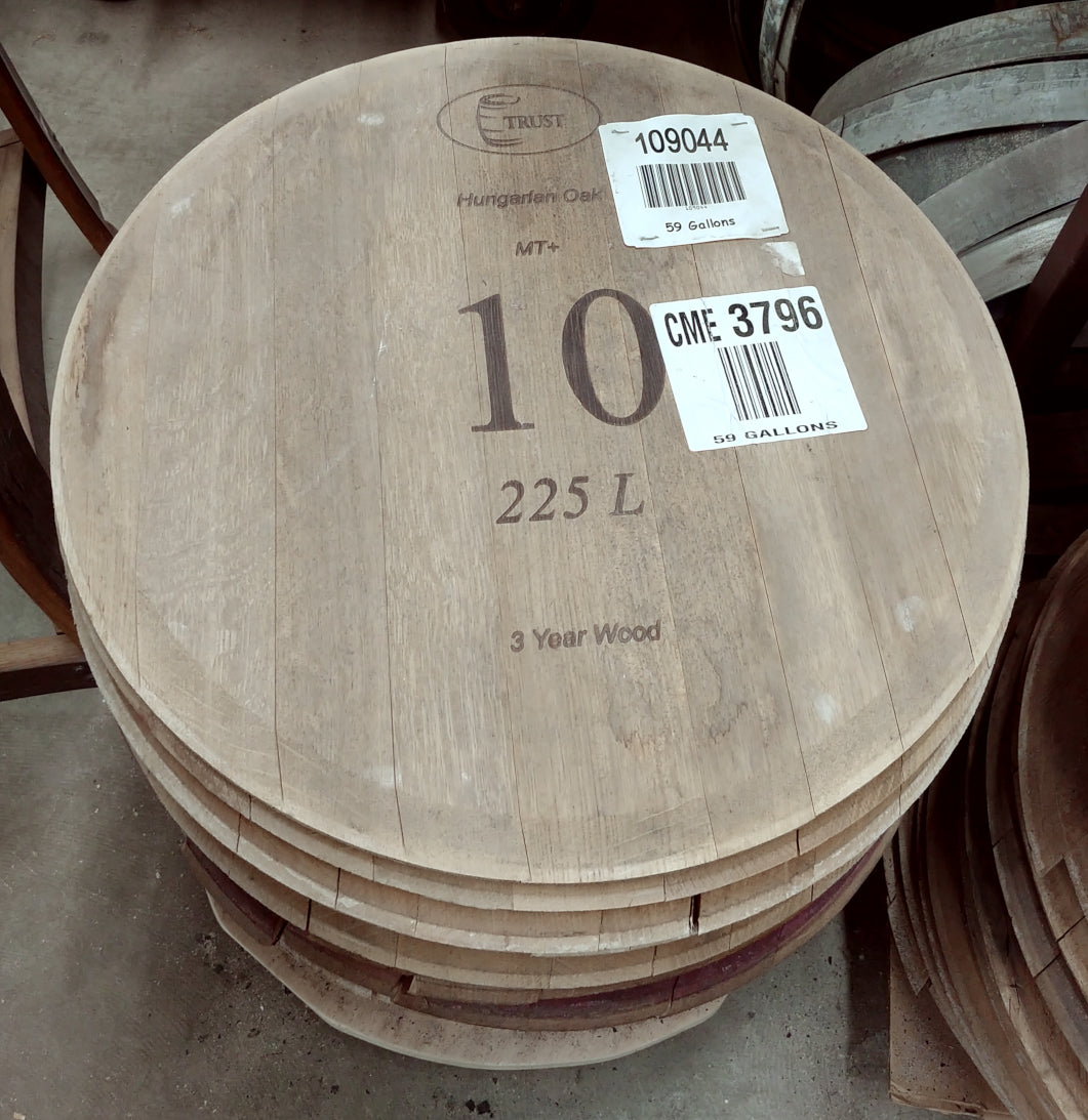 Wine Barrel Heads Cooper Marks Glued