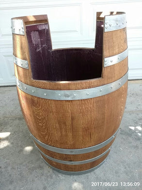 DIY Arcade Shell Wine Barrel