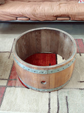 Center Cut Wine Barrel Coffee Table Base 15" Overview