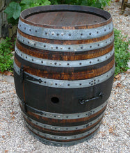 Wine Barrel DIY Fire Pit Closed