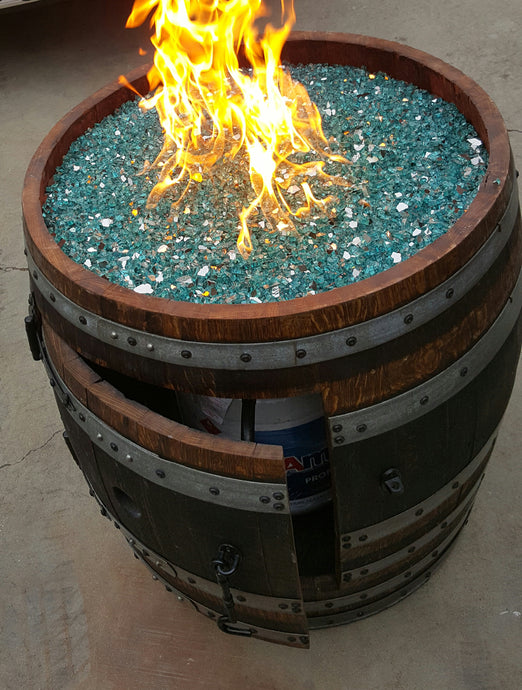 Wine Barrel DIY Fire Pit