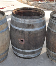 Wine Barrel Planter - Burgundy