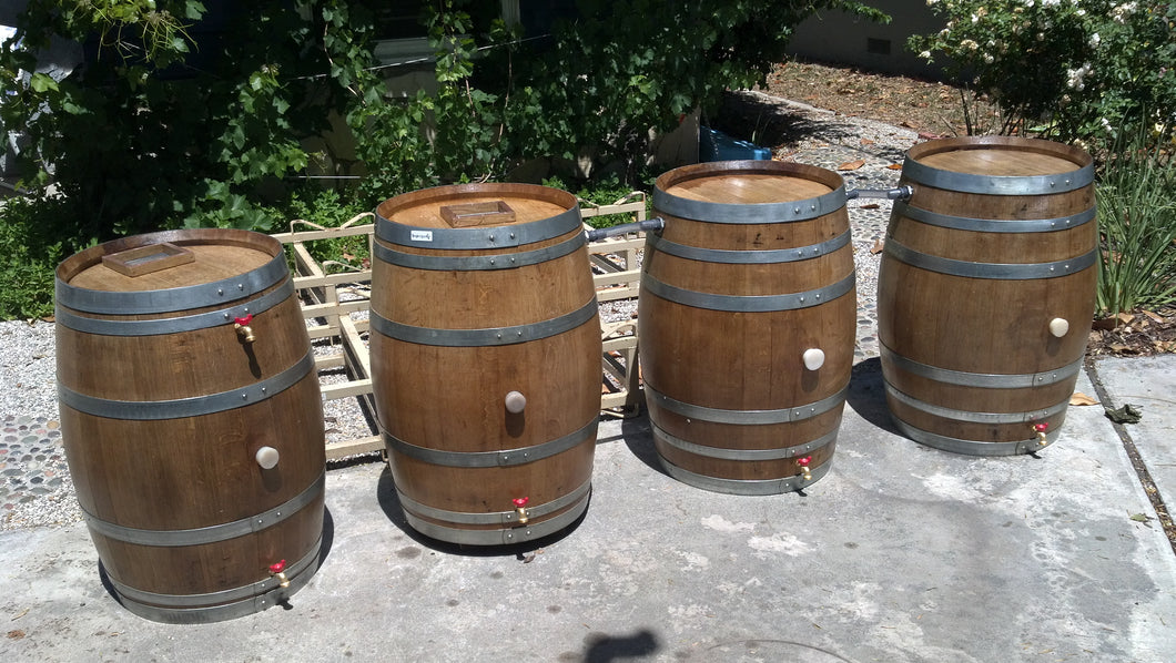 Wine Barrels Chained Together