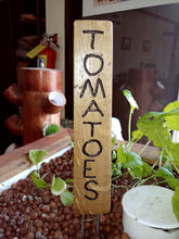 Wine Barrel Tomatoe Plant Sign