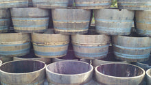 Stack of Half Wine Barrels