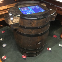 Arcade Wine Barrel with over 450 Games in Ebony